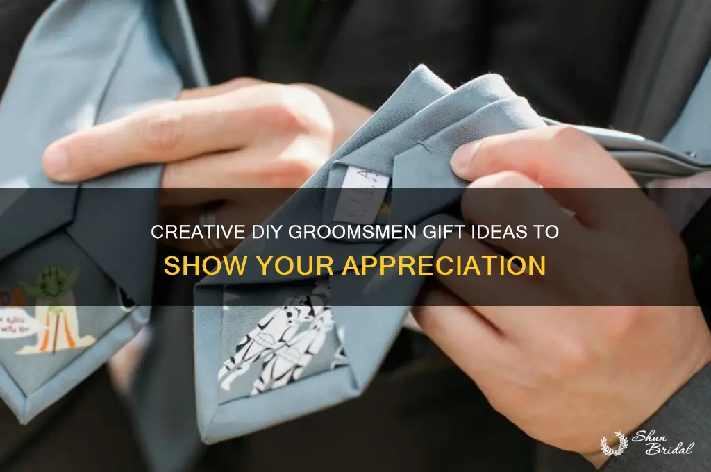 do it yourself groomsmen gifts