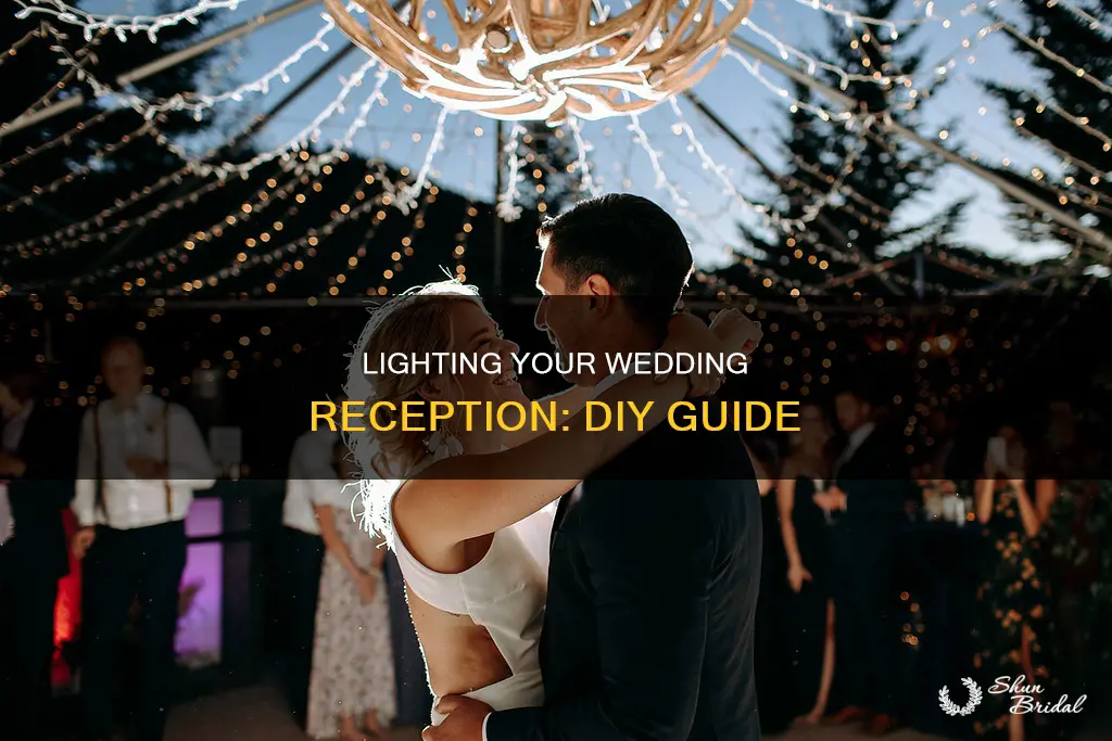 do it yourself lighting for wedding reception
