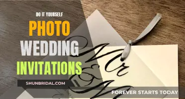 Creative DIY Photo Wedding Invitations for Your Special Day