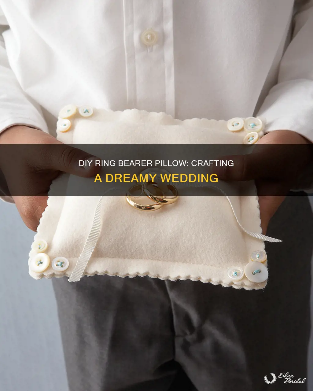 do it yourself ring bearer pillow