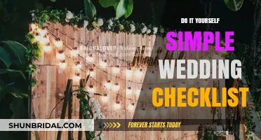 Simple Wedding Checklist: DIY Guide for Your Big Day