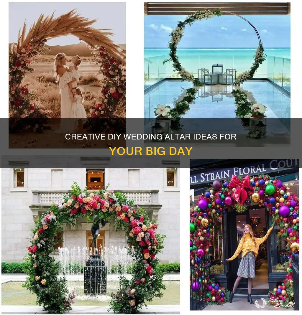 do it yourself wedding altar