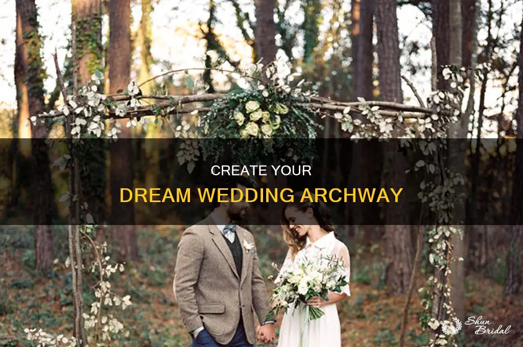do it yourself wedding archway