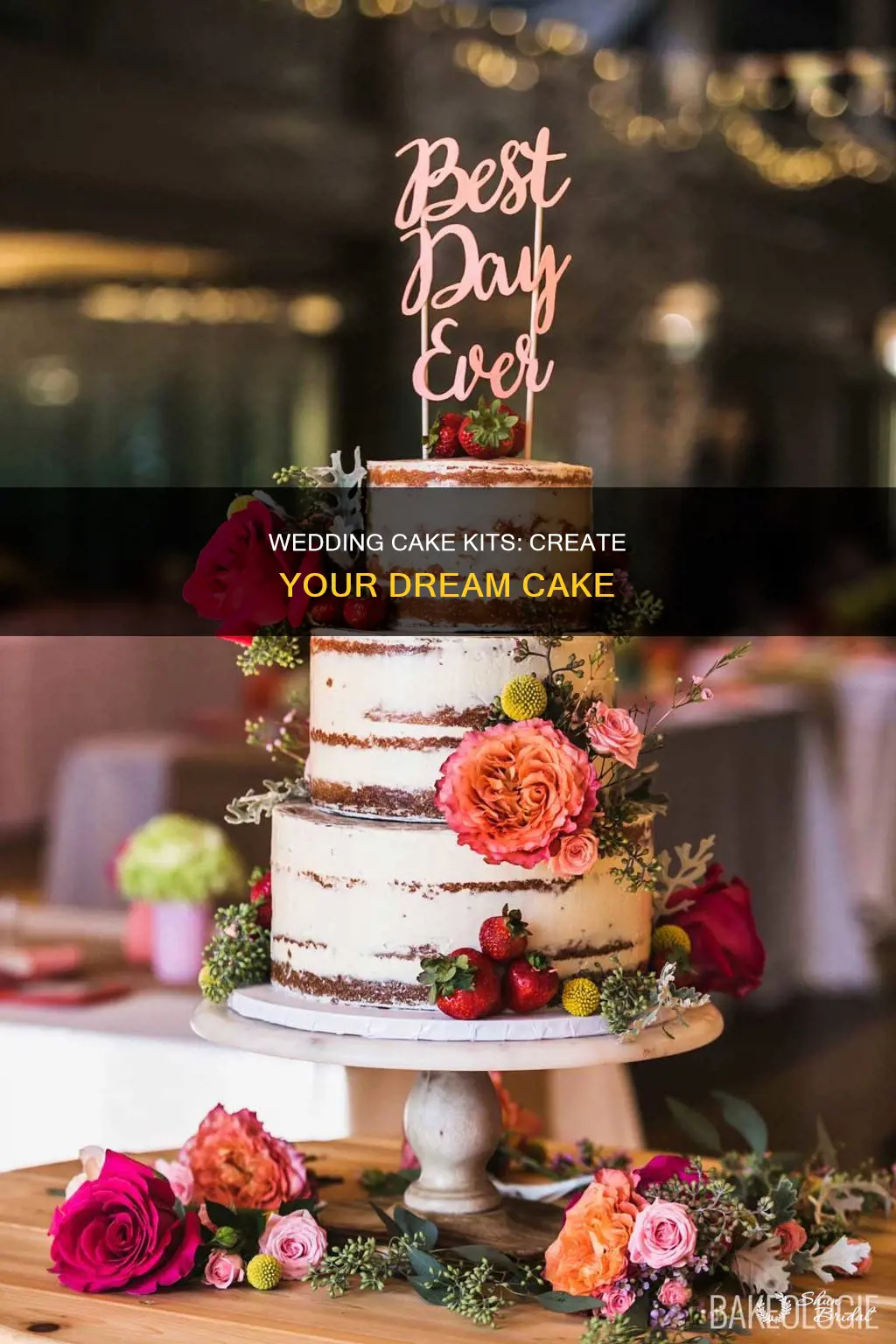 do it yourself wedding cake kits