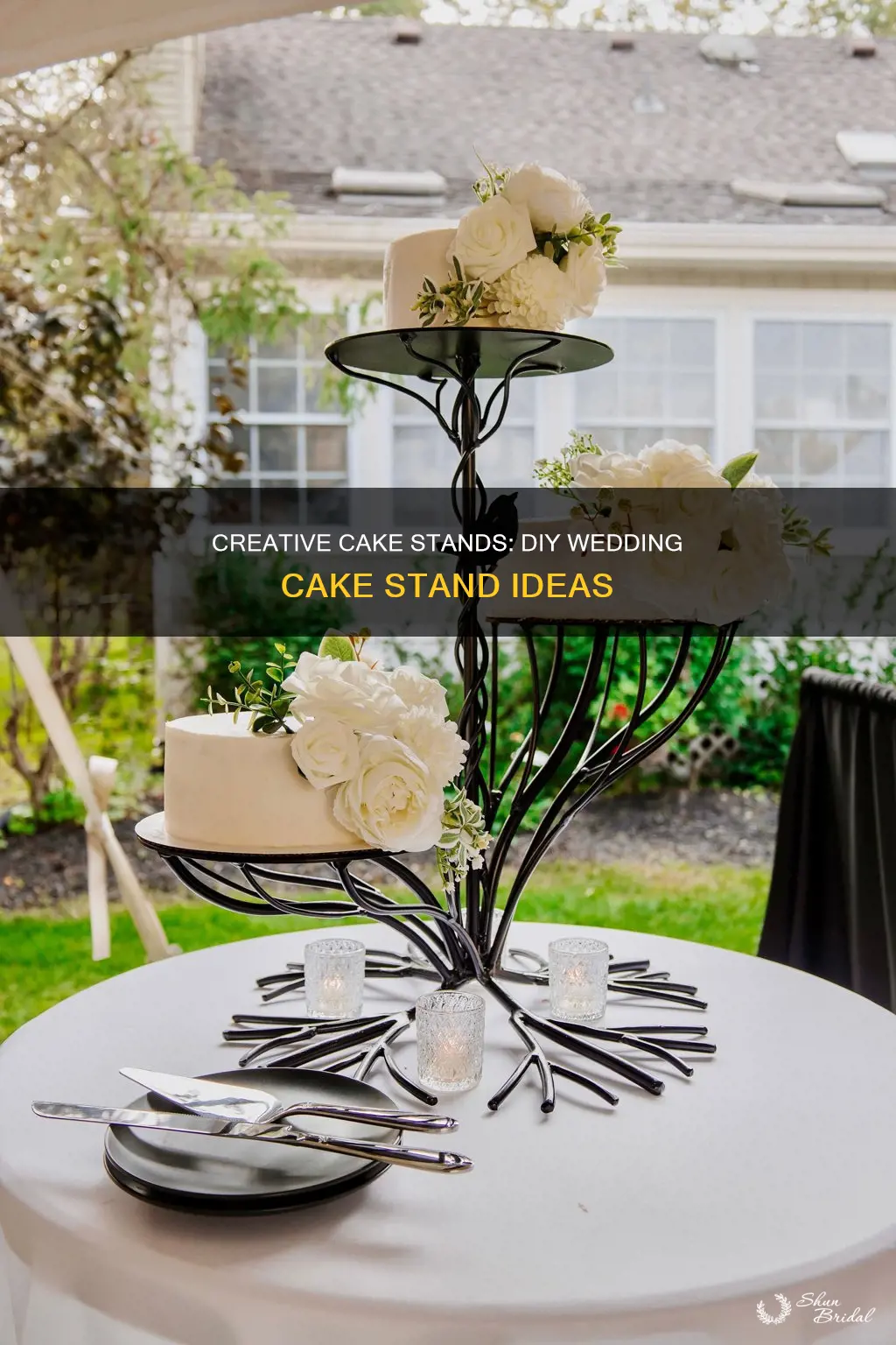 do it yourself wedding cake stands