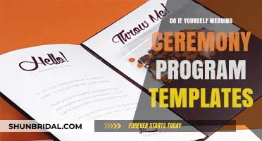 Create Your Perfect DIY Wedding Ceremony Program with Free Templates