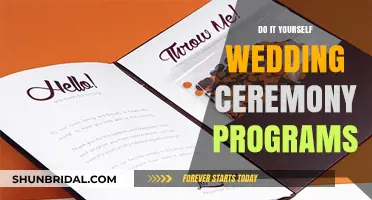 Craft Your Perfect DIY Wedding Ceremony Programs: A Step-by-Step Guide