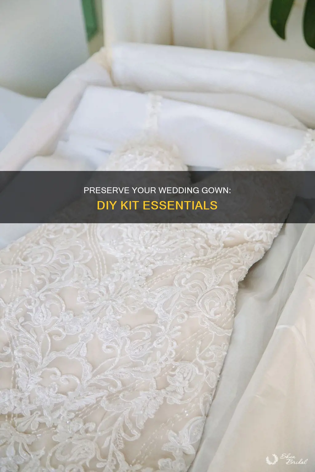 do it yourself wedding dress preservation kit
