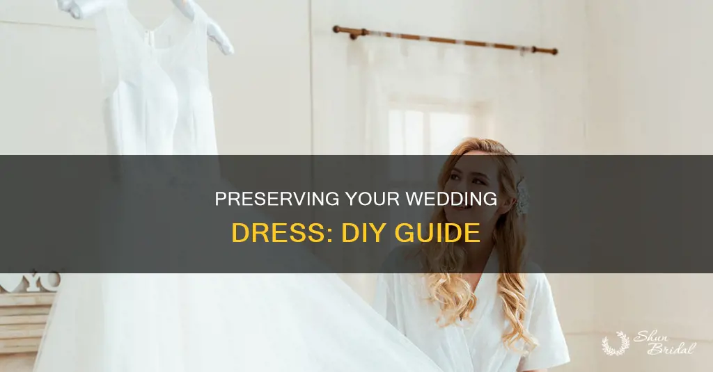 do it yourself wedding dress preservation