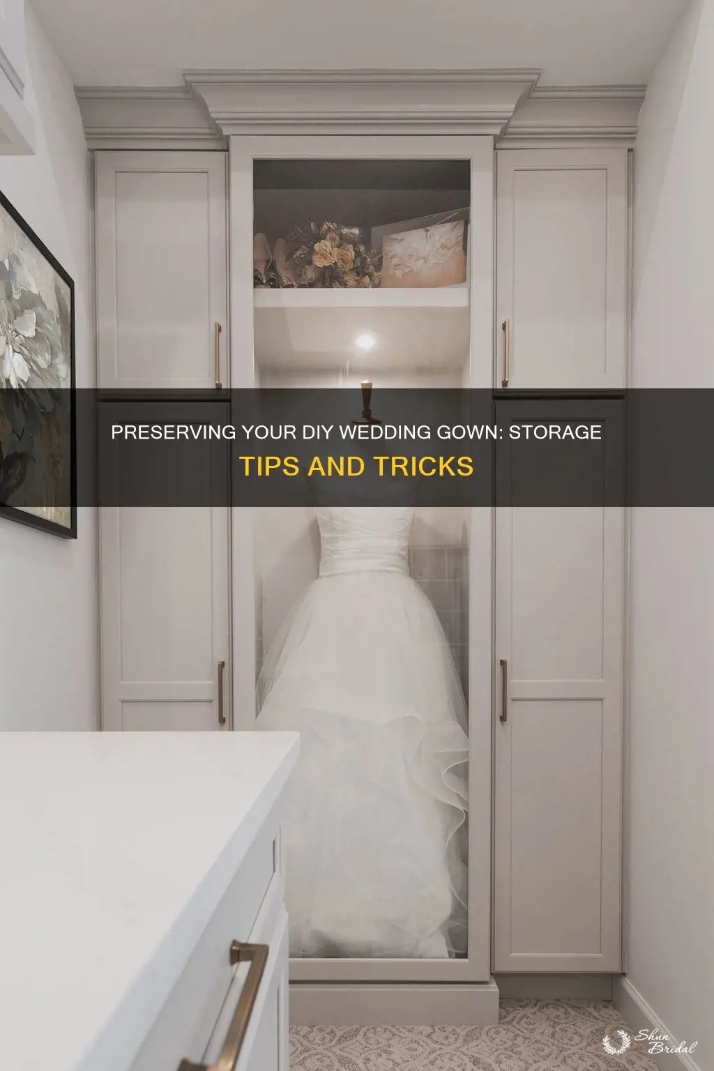 do it yourself wedding dress storage