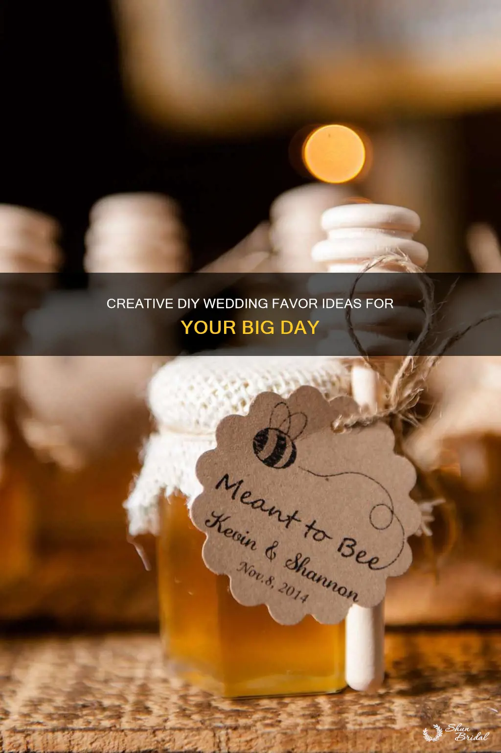 do it yourself wedding favors ideas