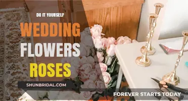Wedding Flowers: DIY Rose Bouquets and Arrangements