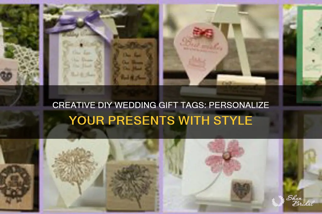do it yourself wedding gift tags