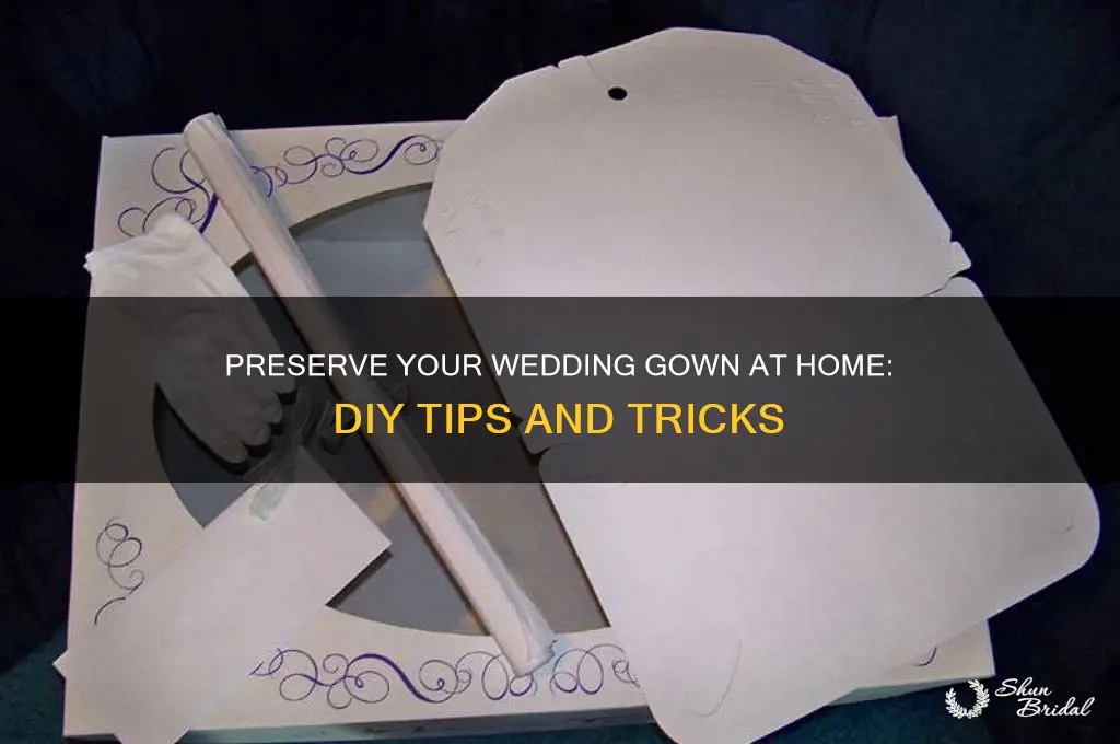 do it yourself wedding gown preservation