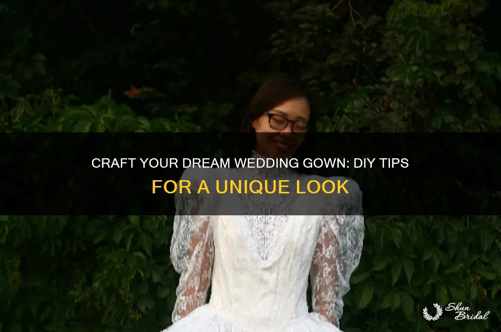 do it yourself wedding gowns