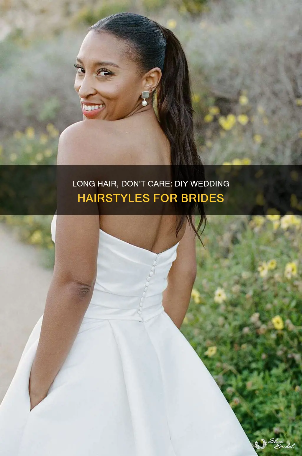 do it yourself wedding hairstyle long hair