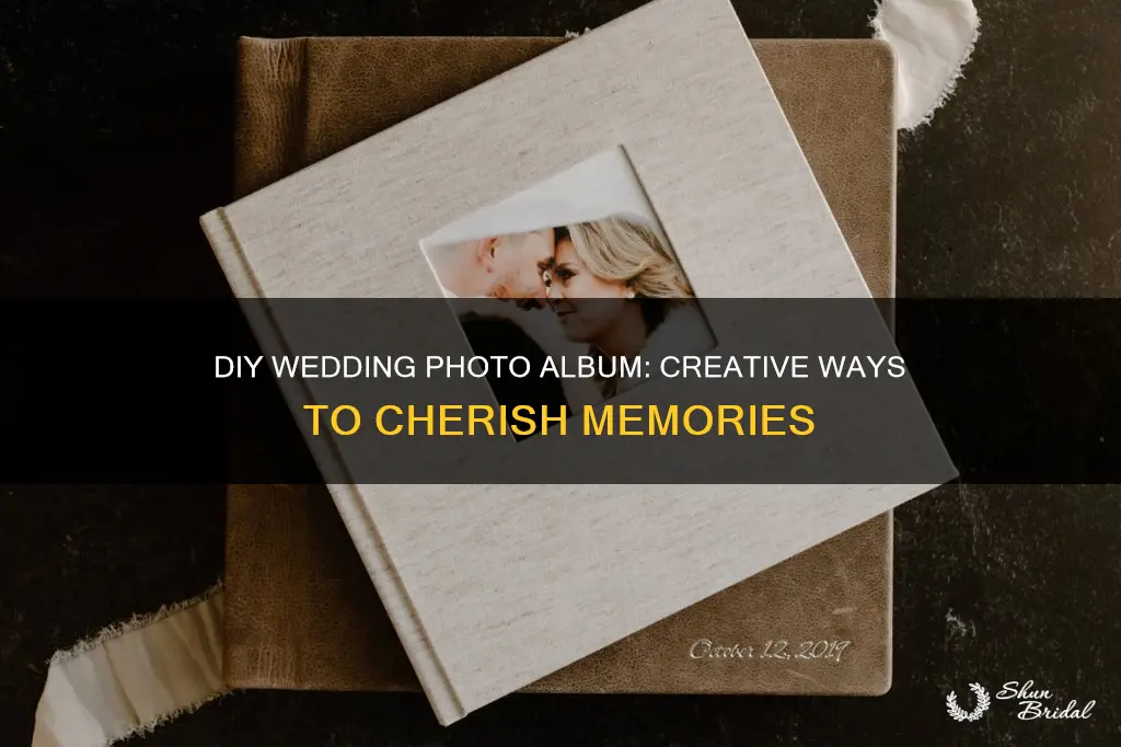 do it yourself wedding photo album