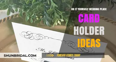 Creative DIY Wedding Place Card Holder Ideas for Your Big Day