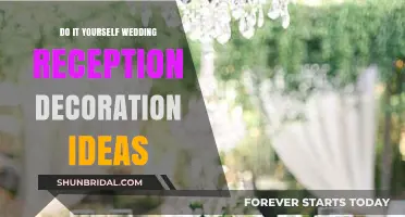 Creative DIY Wedding Reception Decoration Ideas