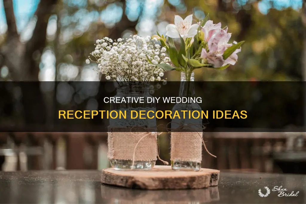 do it yourself wedding reception decoration ideas