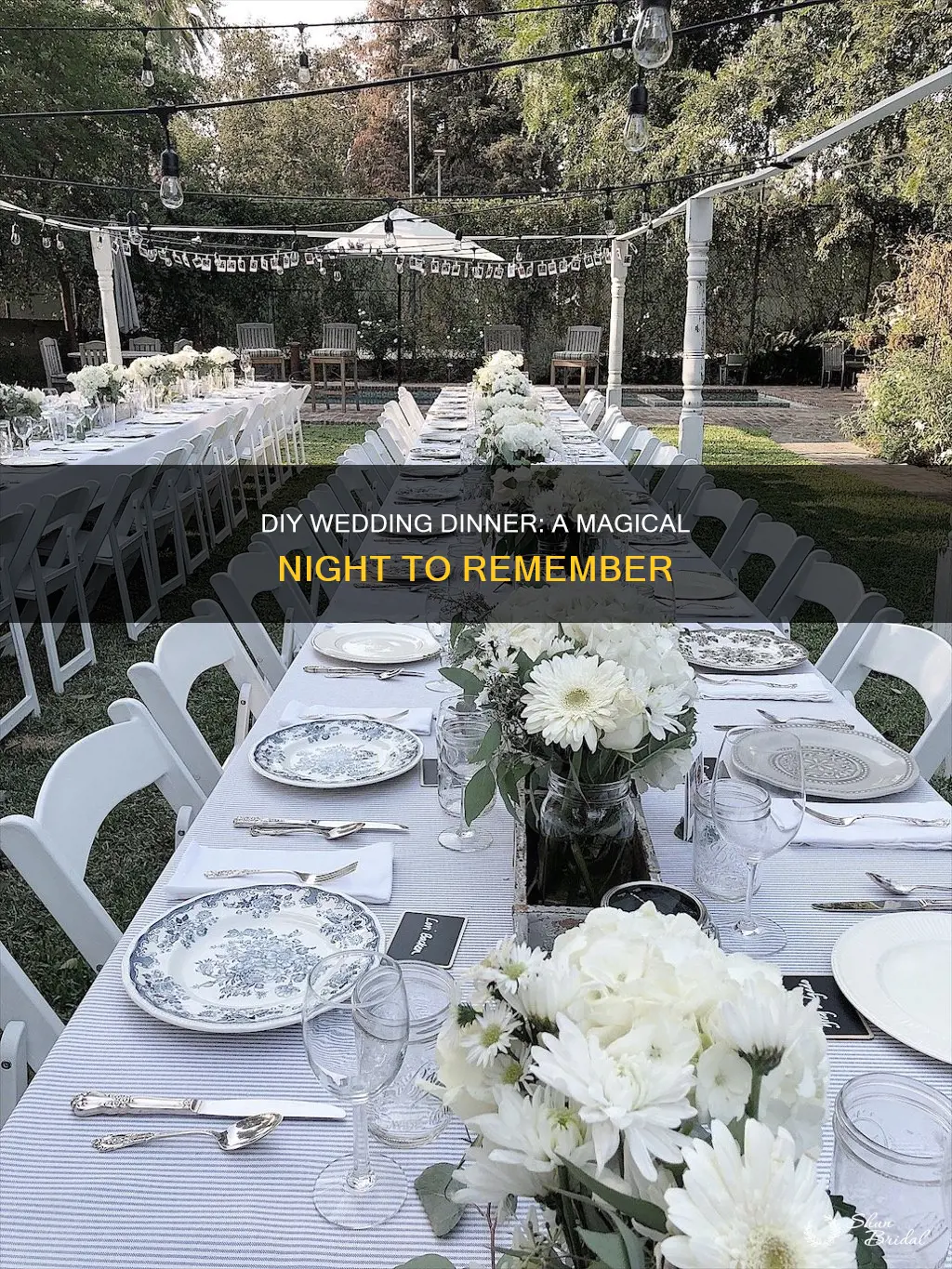 do it yourself wedding reception dinner