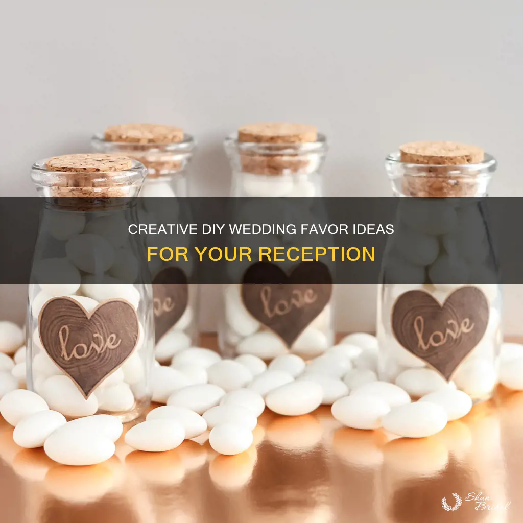 do it yourself wedding reception favors