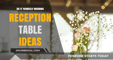 Creative DIY Wedding Table Ideas for Your Reception