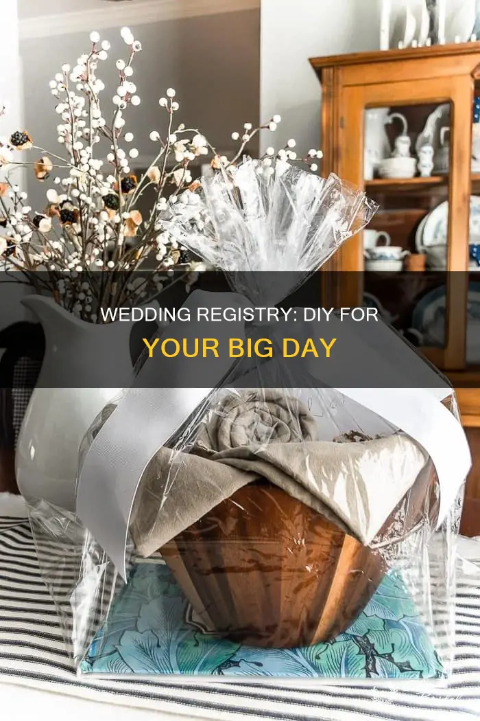 do it yourself wedding registry