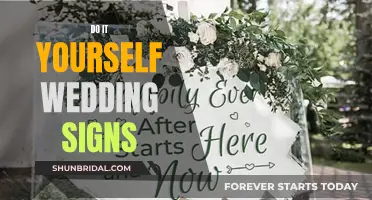 Creative DIY Wedding Signs for Your Big Day