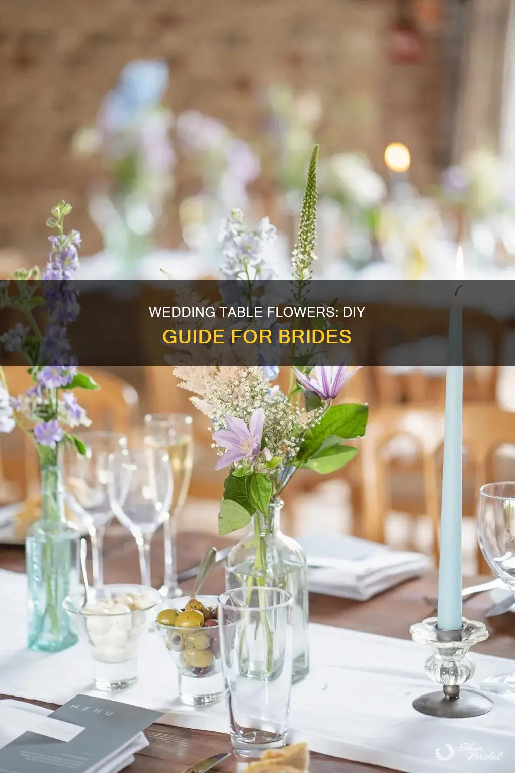 do it yourself wedding table flowers