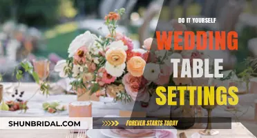 Creative Table Settings for Your DIY Wedding