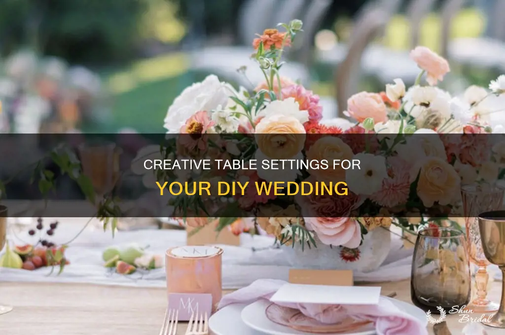 do it yourself wedding table settings