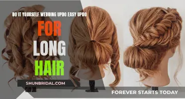 Simple DIY Wedding Updo: Quick and Easy Hairstyle for Long Hair