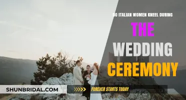 Italian Wedding Traditions: Do Women Kneel During the Ceremony?