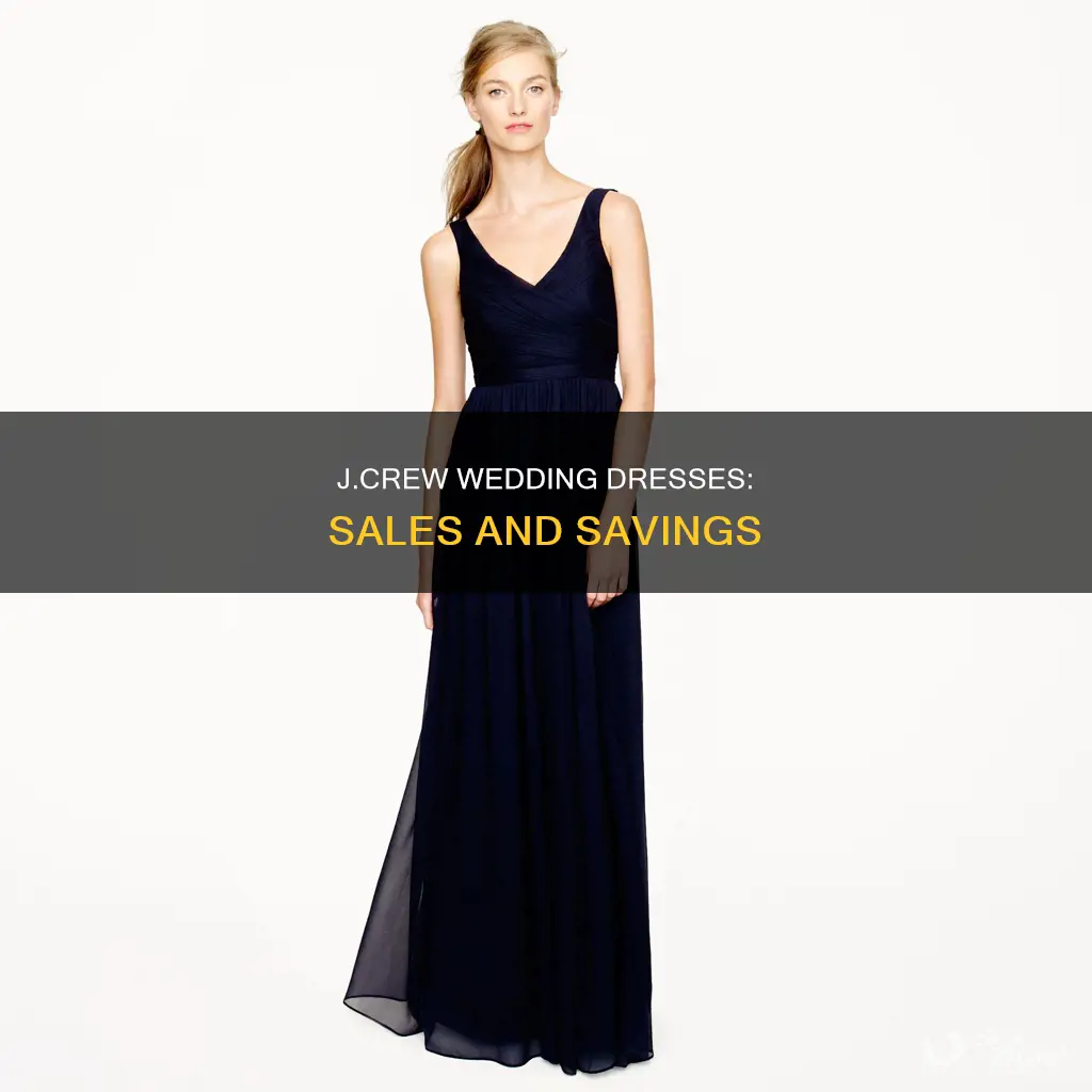 do j crew wedding dresses go on sale