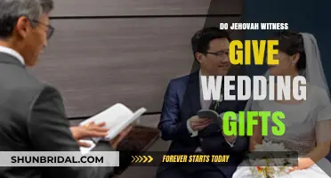 Jehovah's Witnesses Wedding Traditions: Do They Exchange Gifts?