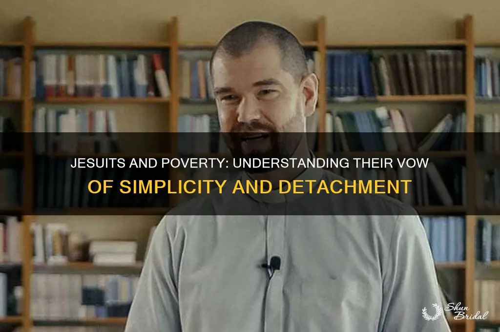 do jesuits take a vow of poverty