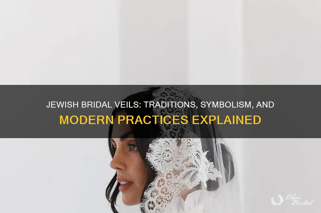 do jewish brides wear veils