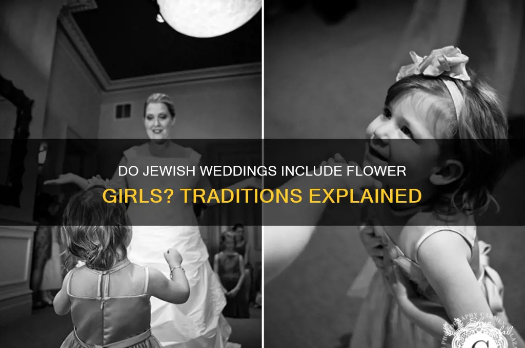 do jewish weddings have flower girl