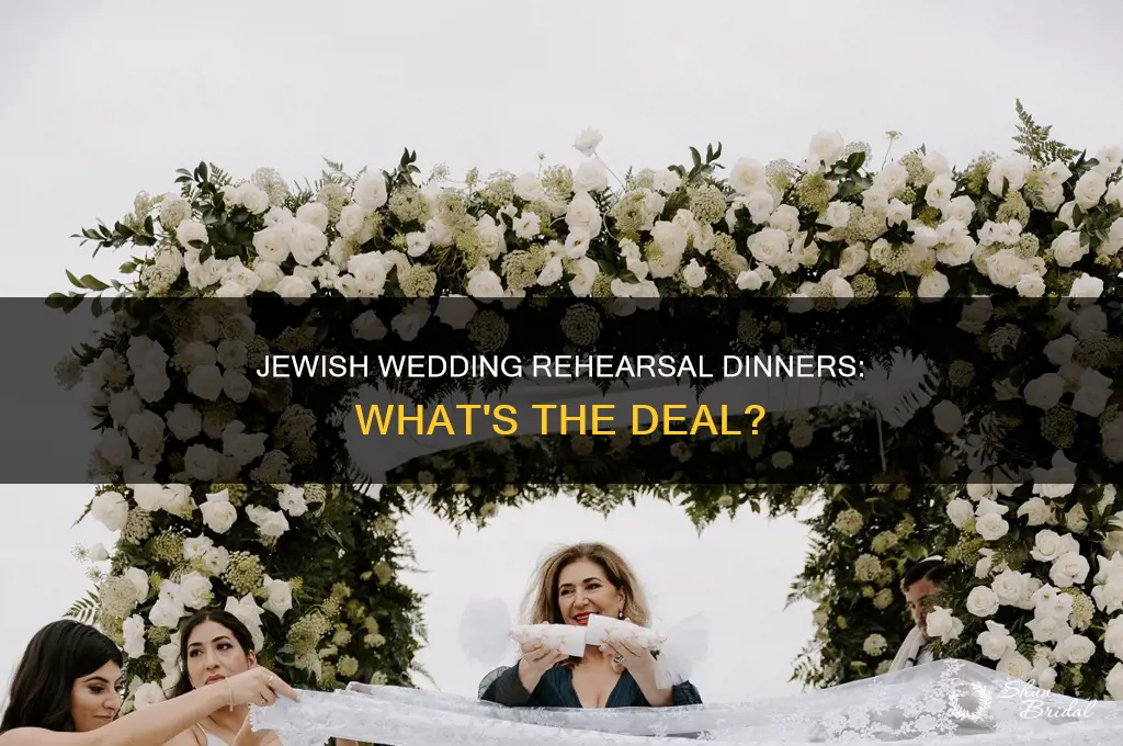 do jewish weddings have rehearsal dinners