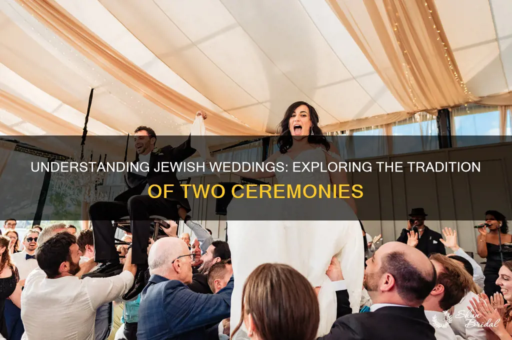 do jewish weddings have two ceremonies