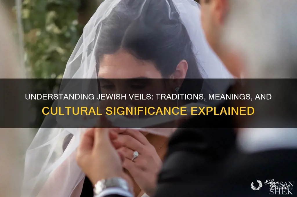 do jews have to weird veils