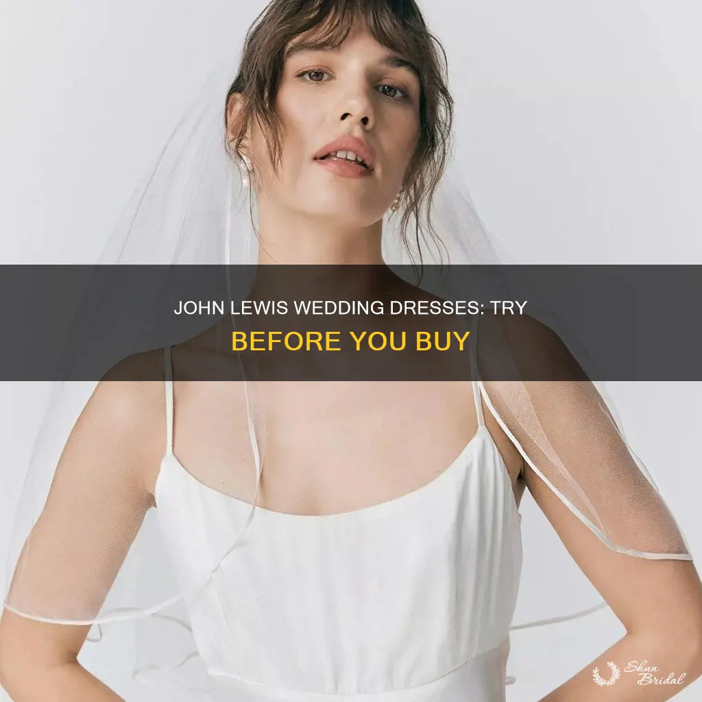 do john lewis have wedding dresses in store