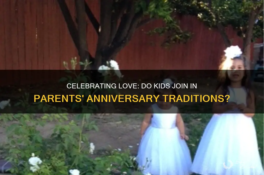 do kids celebrate their parents wedding anniversaries