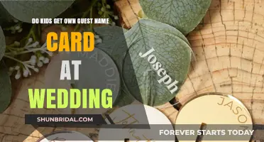 Kids at Weddings: Should They Get Their Own Guest Name Cards?