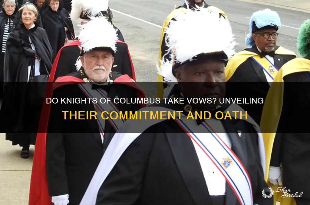 do knights of columbus take vows
