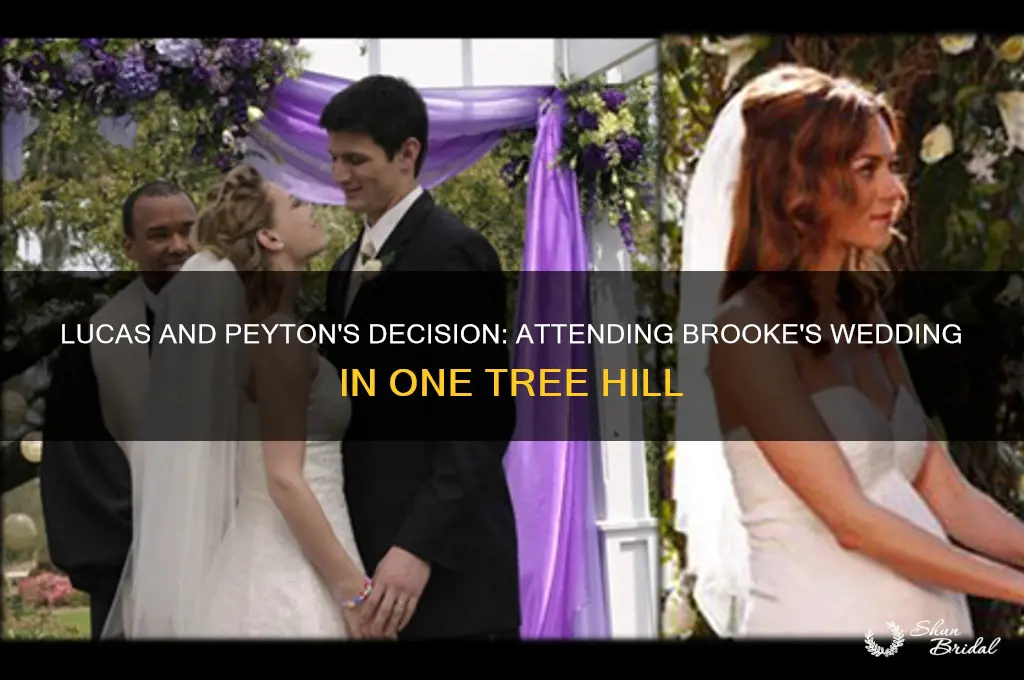 do lucas and peyton go to brooke
