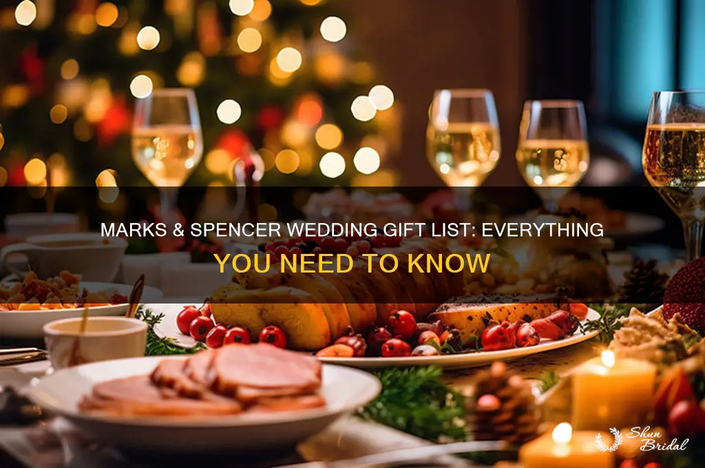 do marks and spencer do a wedding gift list service
