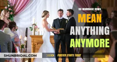 Do Marriage Vows Still Hold Meaning in Today's World?