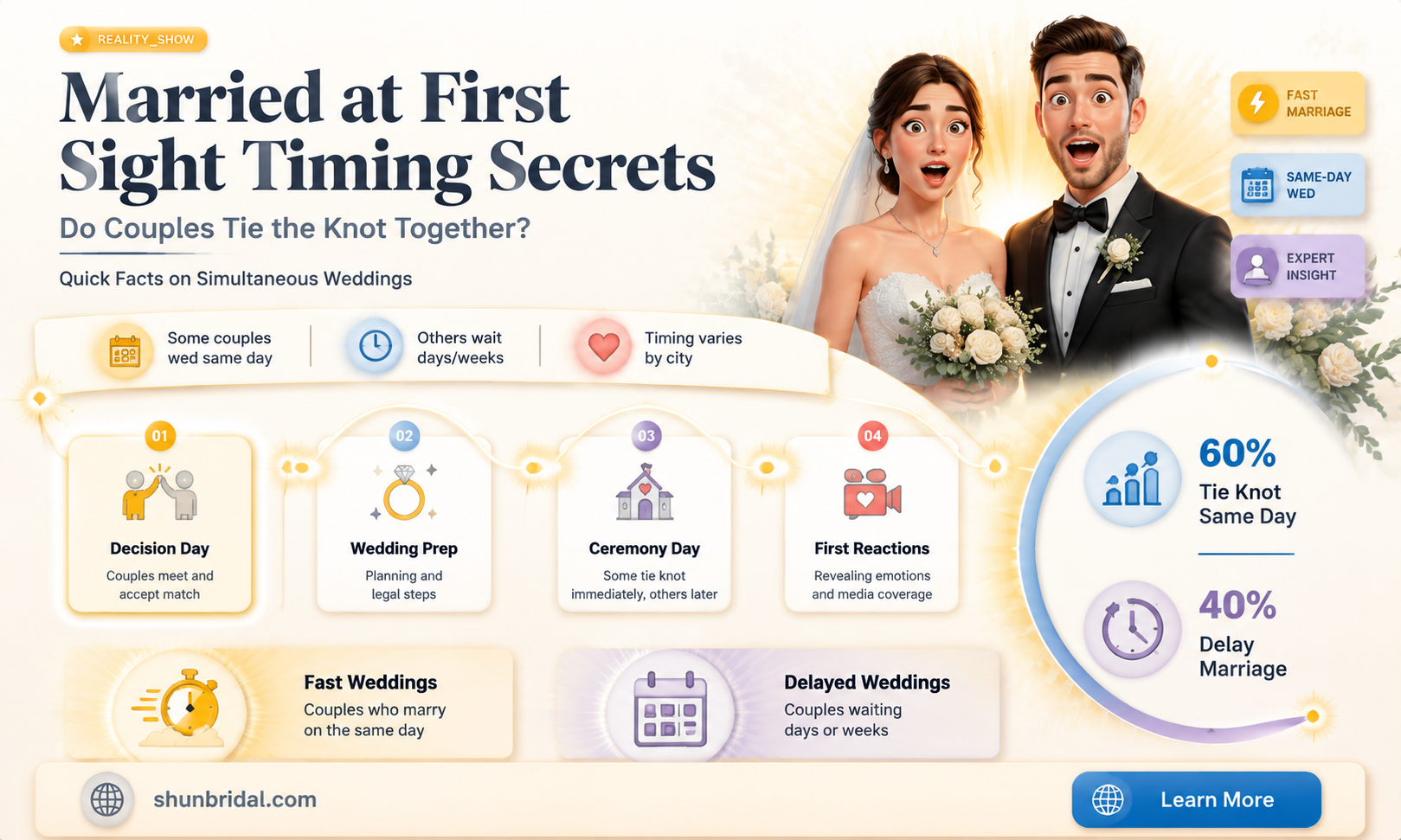 are married at first sight weddings on the same day